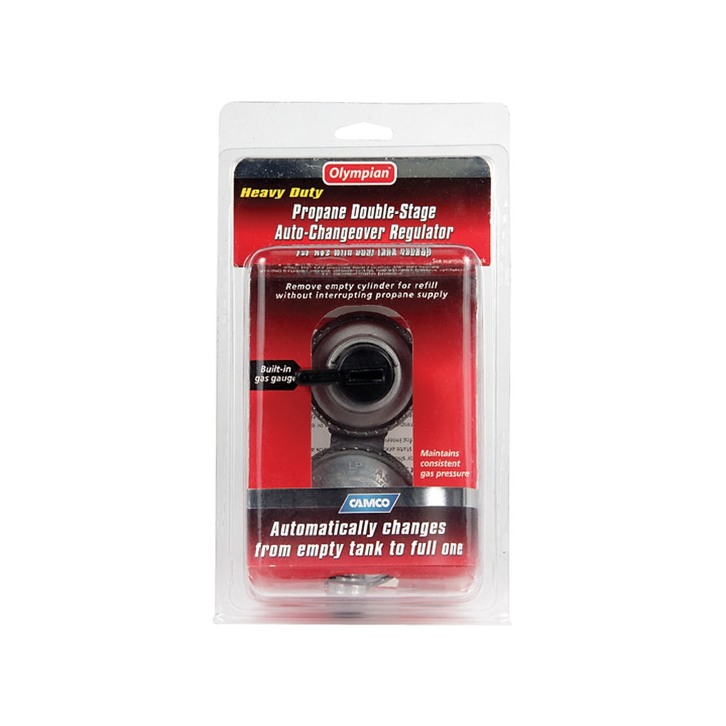 Camco 59005 Propane Double-Stage Auto-Changeover Regulator