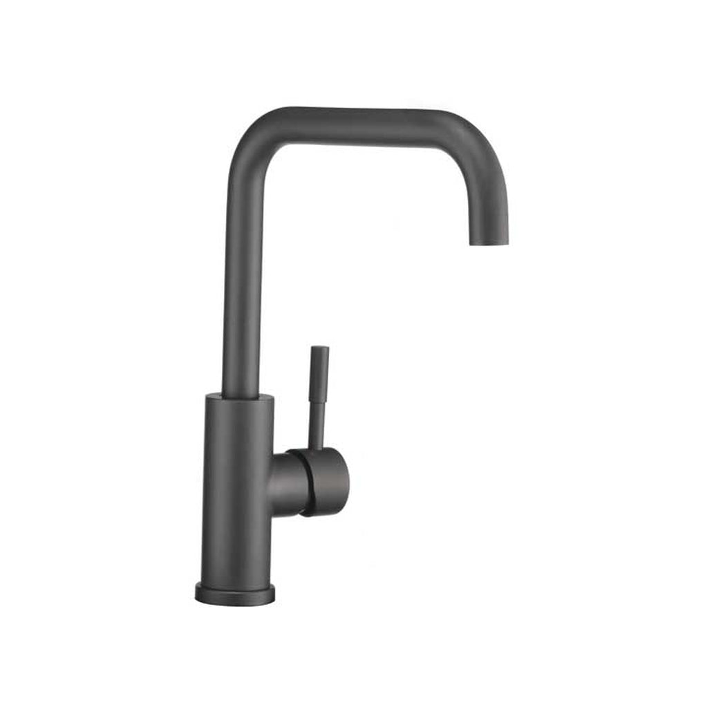 Dura Faucet DF-MK533LK-MB Streamline Squaredarc RV Kitchen Faucet Matte Black