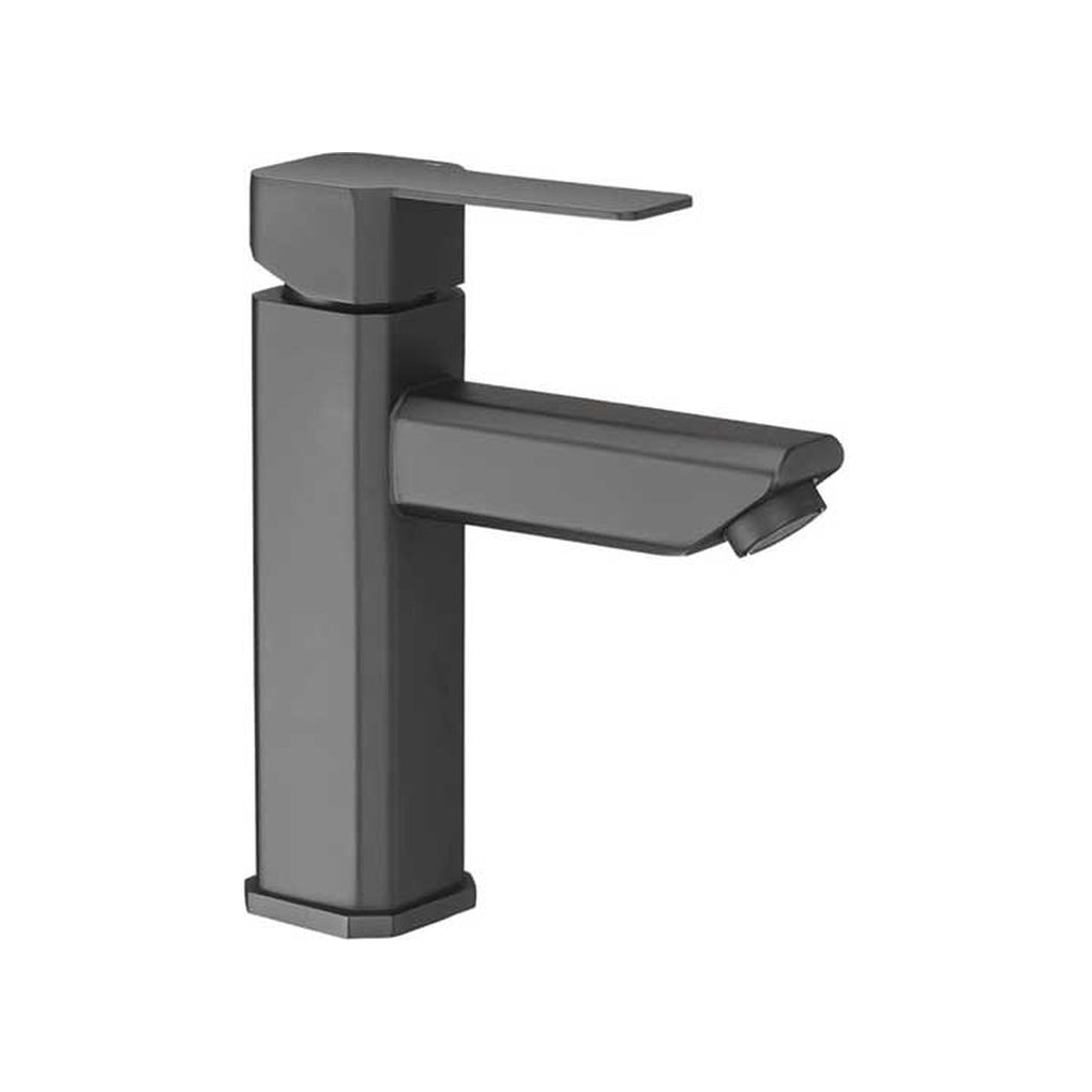 Dura Faucet DF-ML803LQ-MB Modern Angular RV Lavatory Faucet Matte Black