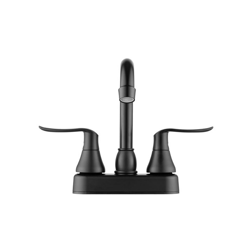 Dura Faucet DF-PB155LH-MB Elegant Arc Spout RV Bar Faucet Matte Black