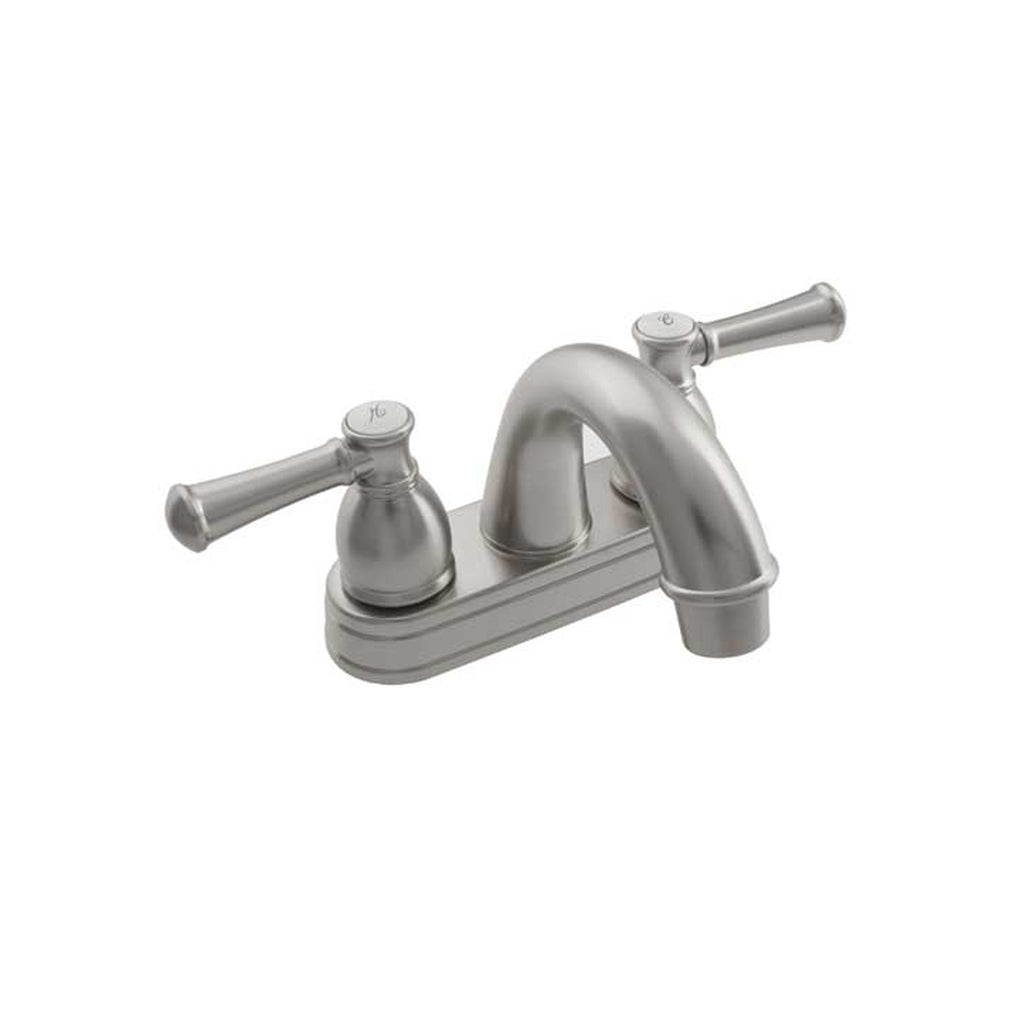 Dura Faucet DF-PL620L-SN Designer Arc Spout RV Lavatory Faucet Brushed Satin Nickel