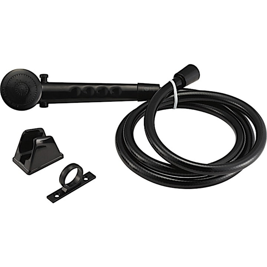 Dura Faucet DF-SA130-BK RV Shower Head & Hose Black