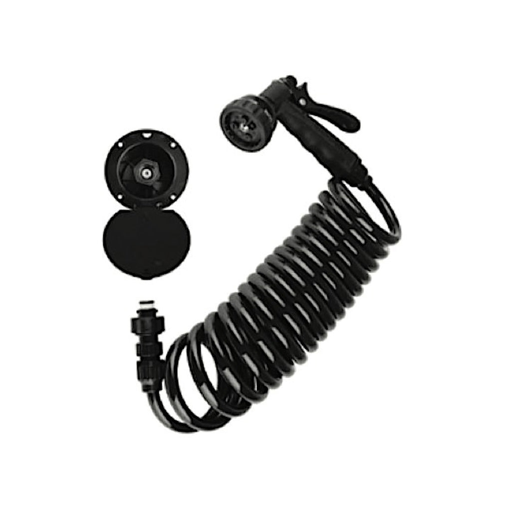 Dura Faucet DF-SA188-BK RV Exterior Quick Connect Spray Dock Kitblack