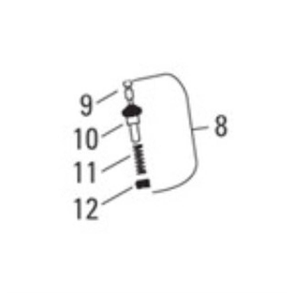 Devilbiss DGR-308K Siphon Feed Air Valve Kit