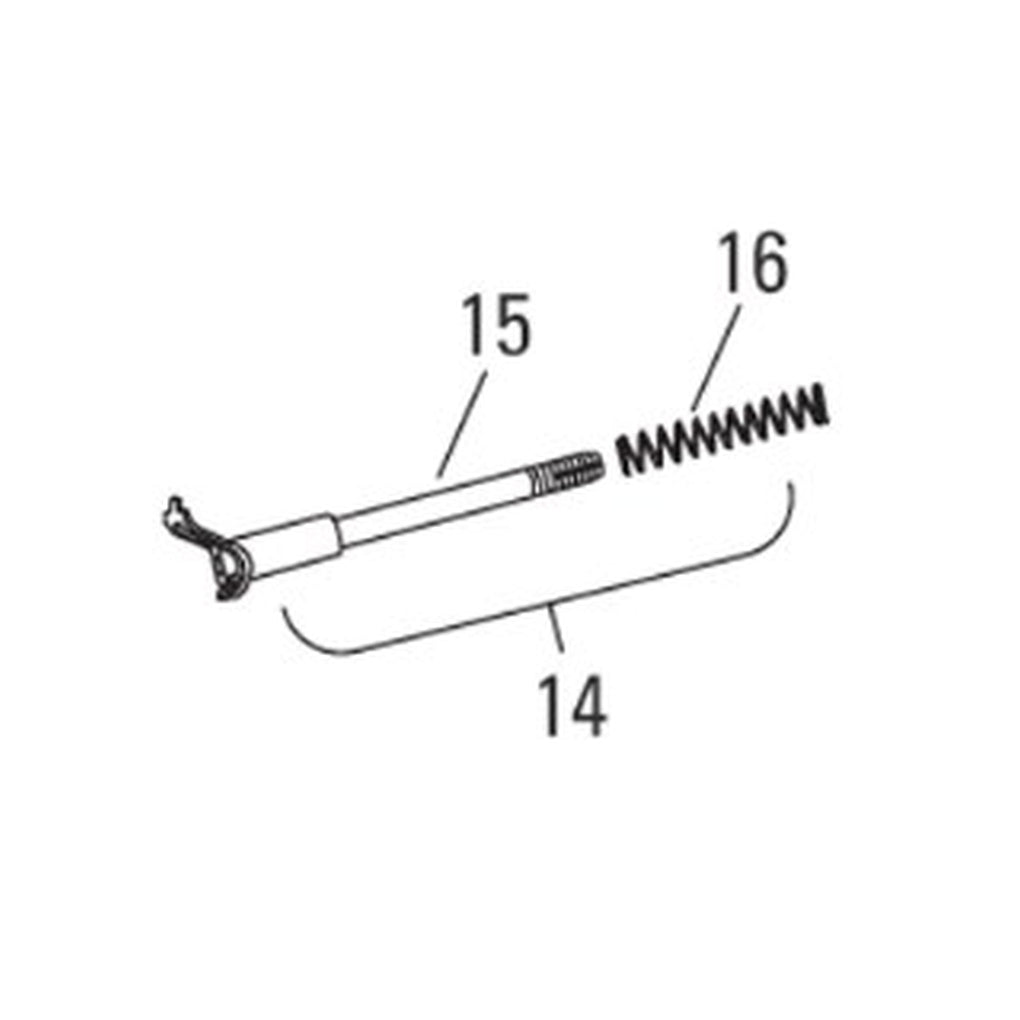 Devilbiss DGR-310K Needle Guide/Rocker/Spring