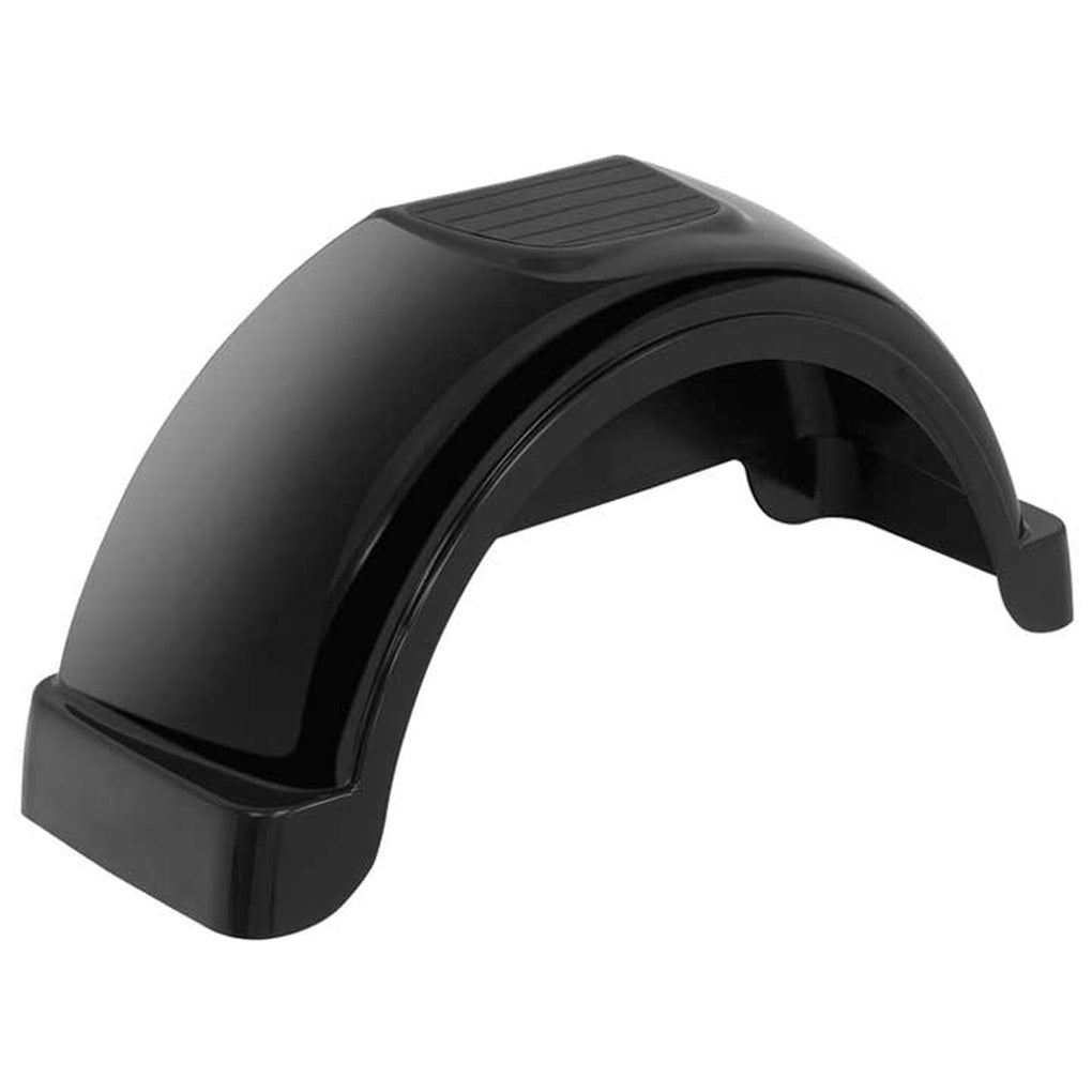 Draw-Tite 008553 Plastic Trailer Fender W/Top Step 13In Tire Size Black