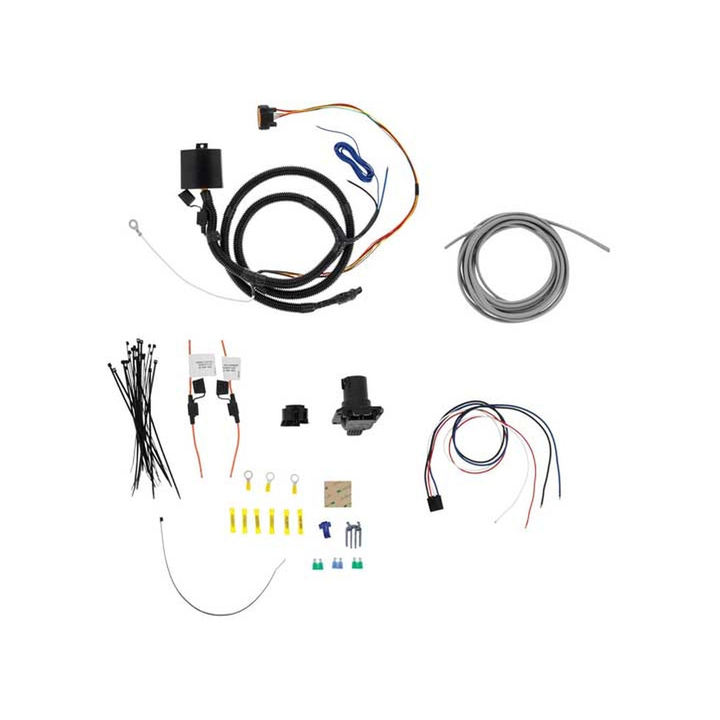 Draw-Tite 22132 19C Santa Fe/22C Santa Cruz/Tucson/Carnival 7Way Fully Functional Tow Harness Wiring Package