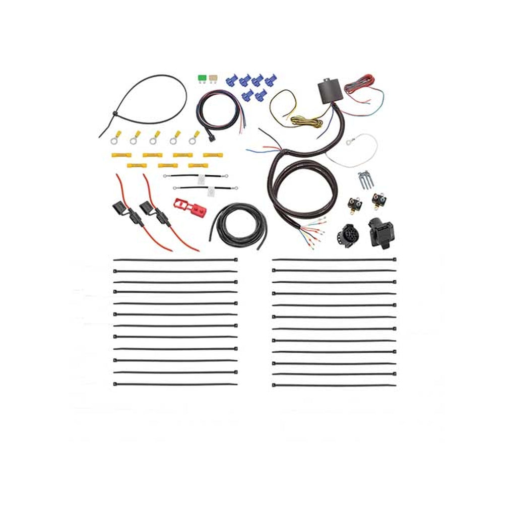 Draw-Tite 22551 Tow Harness Universal 7Way Prep Kit W/Modulite HD Protector W/Backup & Brake Control Harness