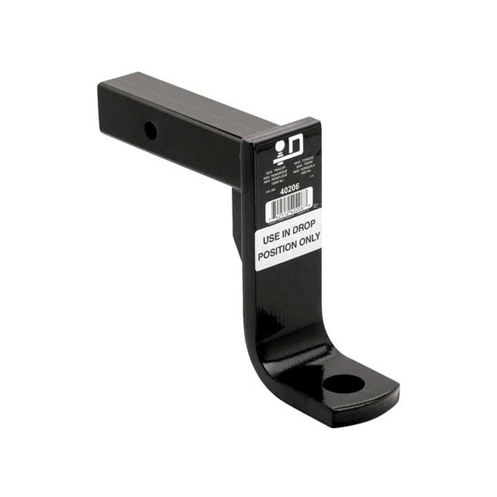 Draw-Tite 40206 Hollow Shank Cls Iv Ball Mount 9In Length X 8In Drop 10000Lb W/1 1/4In Ball Hole