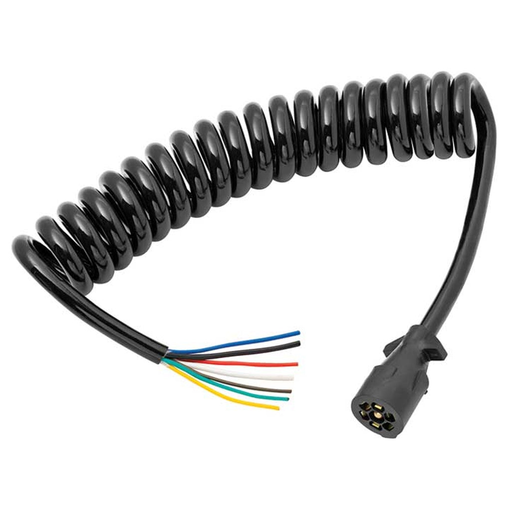 Draw-Tite 54006-045 CoiLED 7Way 10Ft Molded Trailer Connector