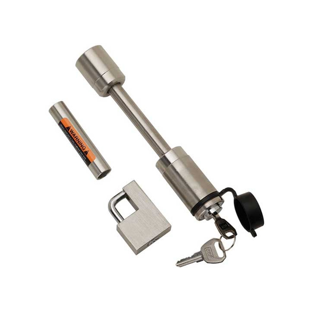 Draw-Tite 580406 Class Ii/Iii/Iv 5/8In Combo Lock Set W/Stainless Dogbone Rcvr Lock & Stainless
