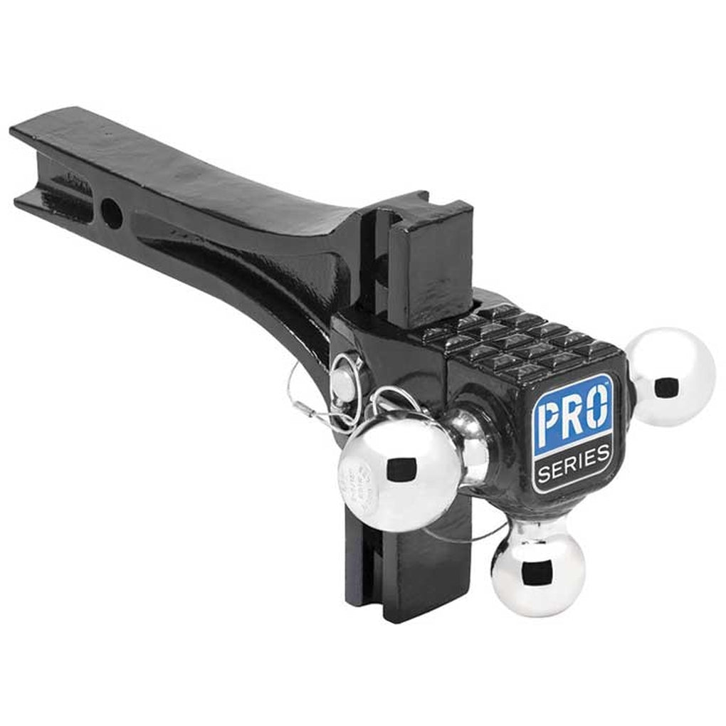 Draw-Tite 63070 Cls Iii/Iv Adjustable Triball Mount W/Step & 1 7/8In/2In/2 5/16In Chrome Balls