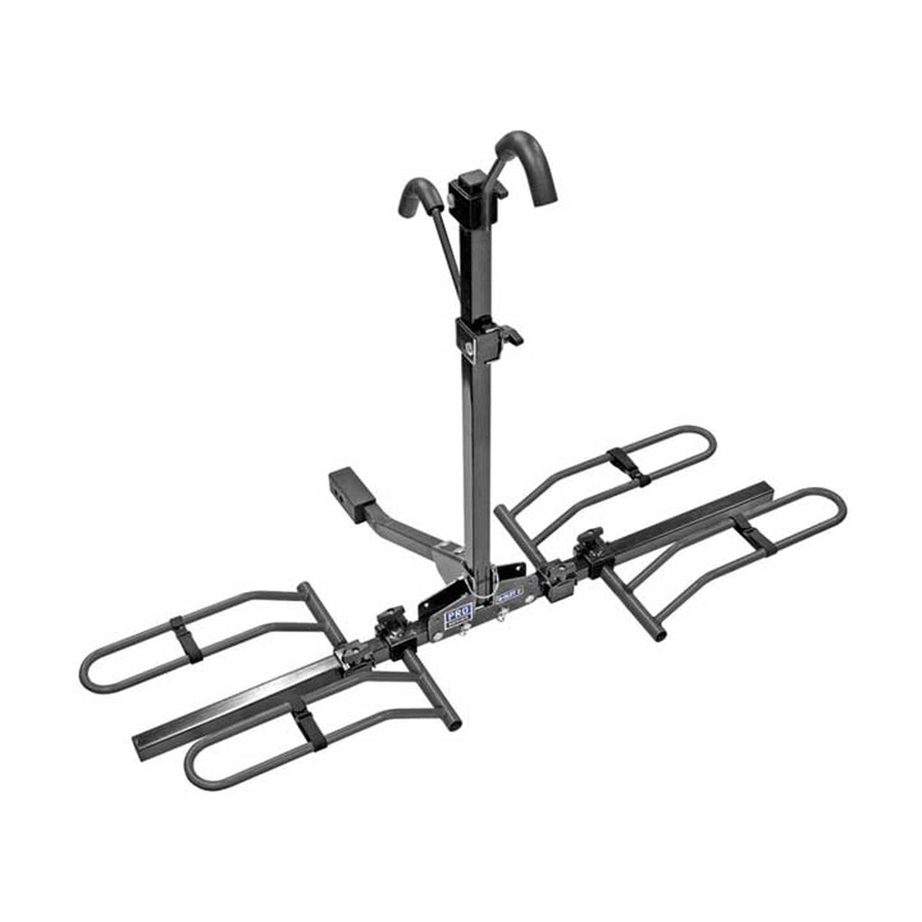 Draw-Tite 63134 Pro Series Qslot 2 Wheel Mount Bike Carrier11/4 Sq. Rec Mnt Incl 2In Rec Adap