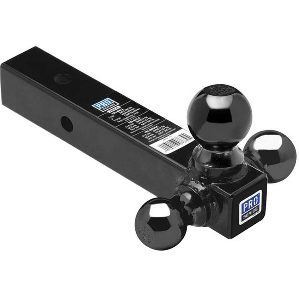Draw-Tite 80425 1 7/8In & 2In & 2 5/16 Triball Black Balls Hollow Shank Ball Mount