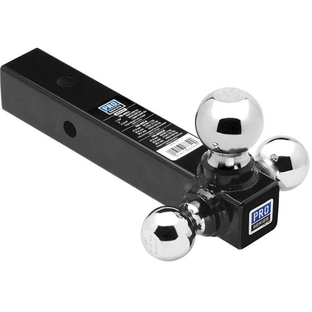 Draw-Tite 80426 1 7/8In & 2In & 2 5/16 Triball Chrome Balls Hollow Shank Ball Mount