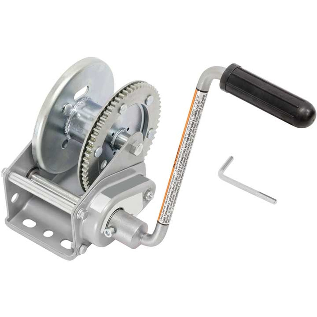 Draw-Tite KR15000301 1500Lb Standard Series Trailer Winch W/Self Activating Brake (Cable Not Included)