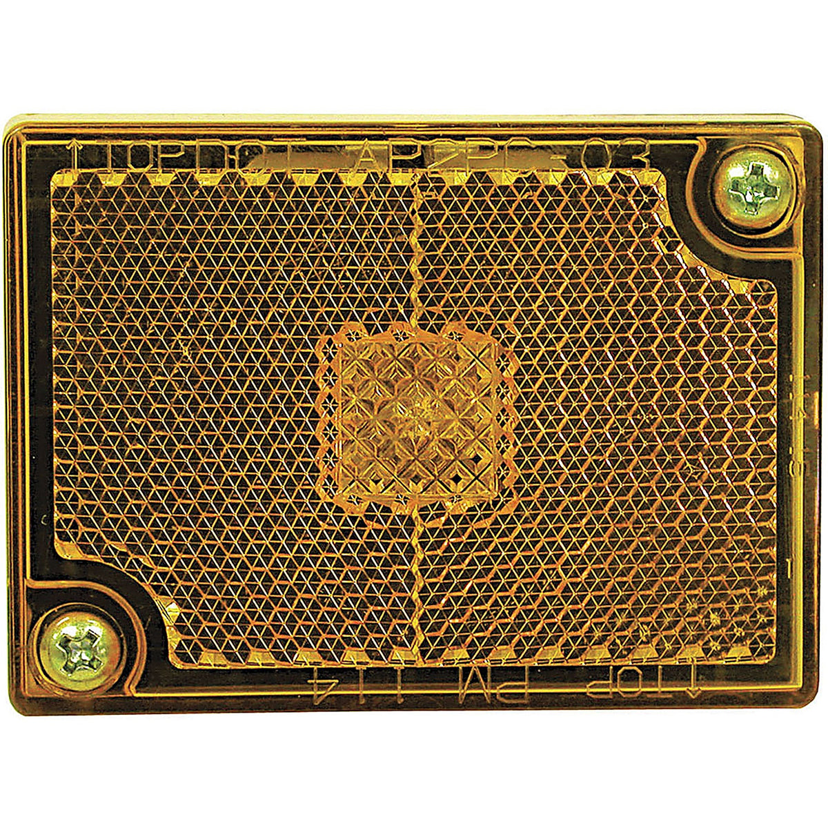 Peterson Manufacturing - E114A - Piece-Rated Clearance/Side Marker Light with Reflex-Amber