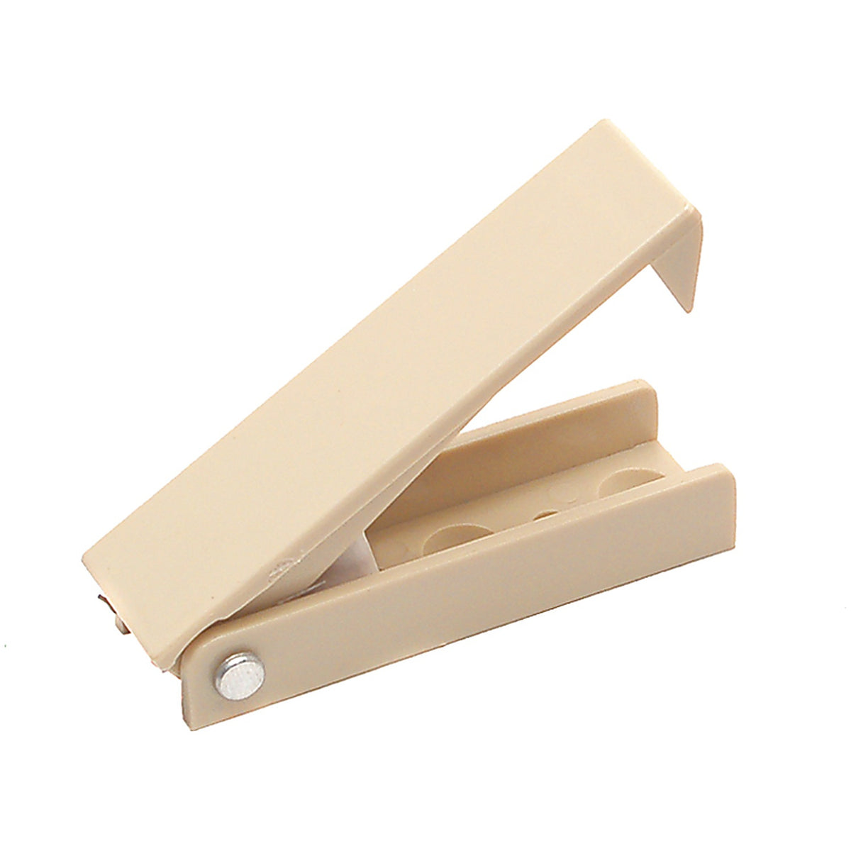 RV Designer - E206 - Baggage Door Catch - Col White - Squared