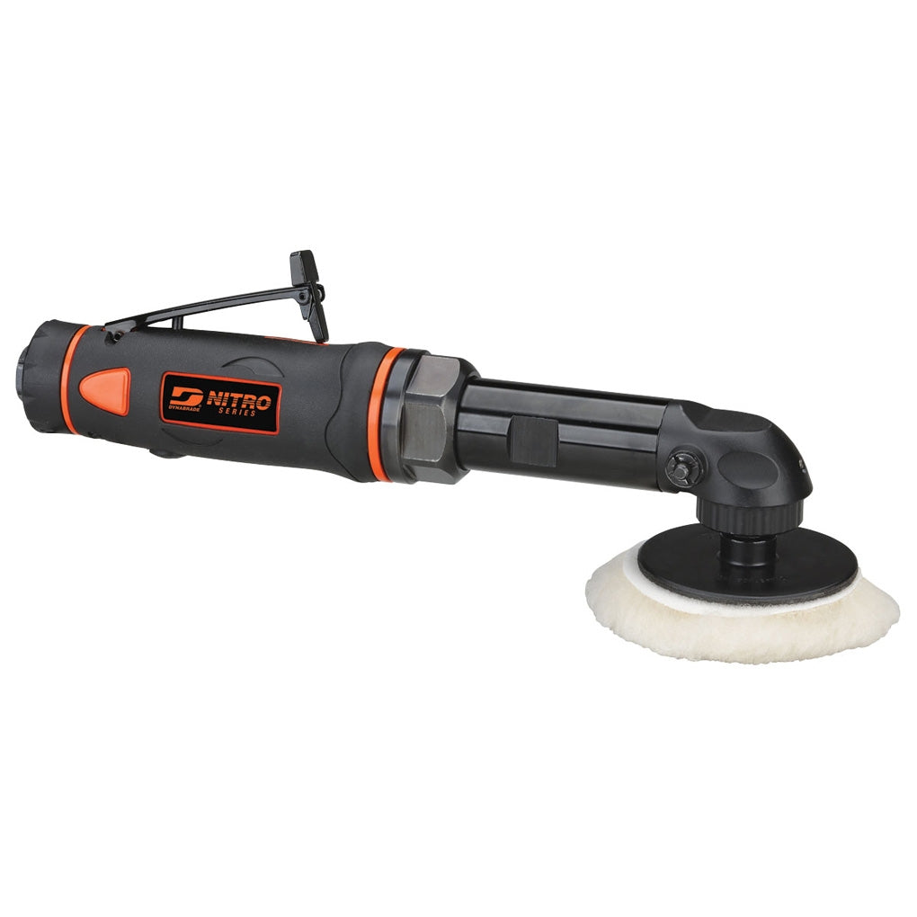 DYNABRADE EB3 3" Extension Buffer/Polisher, 2700 RPM, Right Angle
