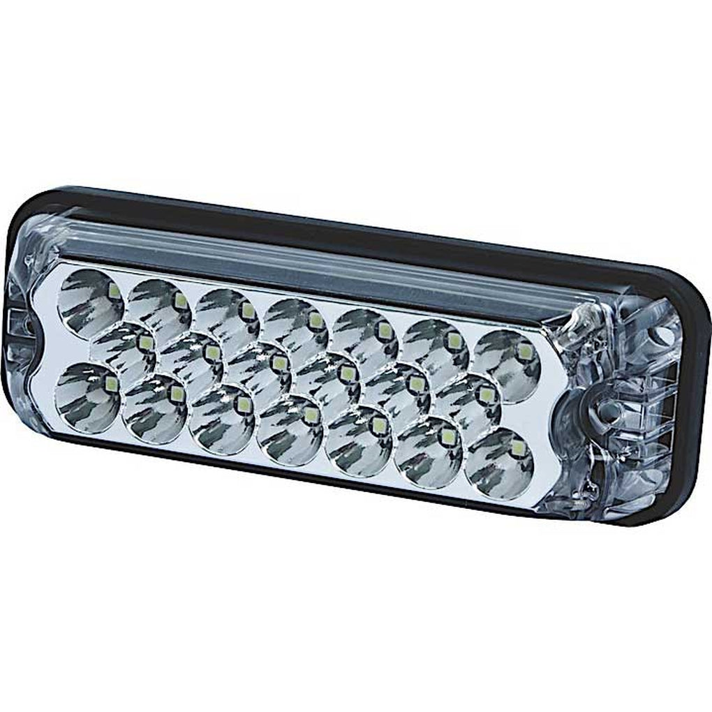 Ecco 3811AC LED Headrectangleamber/White1224V