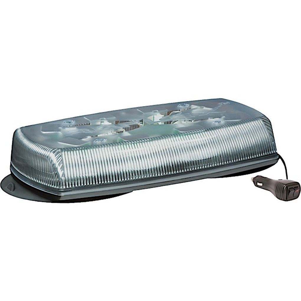 Ecco 5585CAG-VM LED Minibar: Reflex 15In 1224Vdc Vacuummagnet Mount Clear Dome Amber/Gree