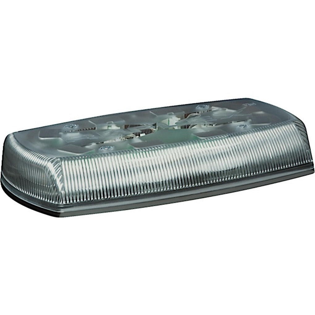 Ecco 5585CAG LED Minibar: Reflex 15In 1224Vdc 2.7 Amps 18 Flash Patterns Clear Dome Amber/Green Permament