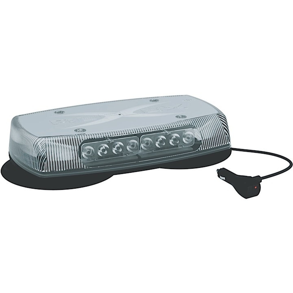 Ecco 5590CAC-VM LED Minibar: Reflex 15In 1224Vdc Vacuummagnet Mount Clear Dome Amber/Clea
