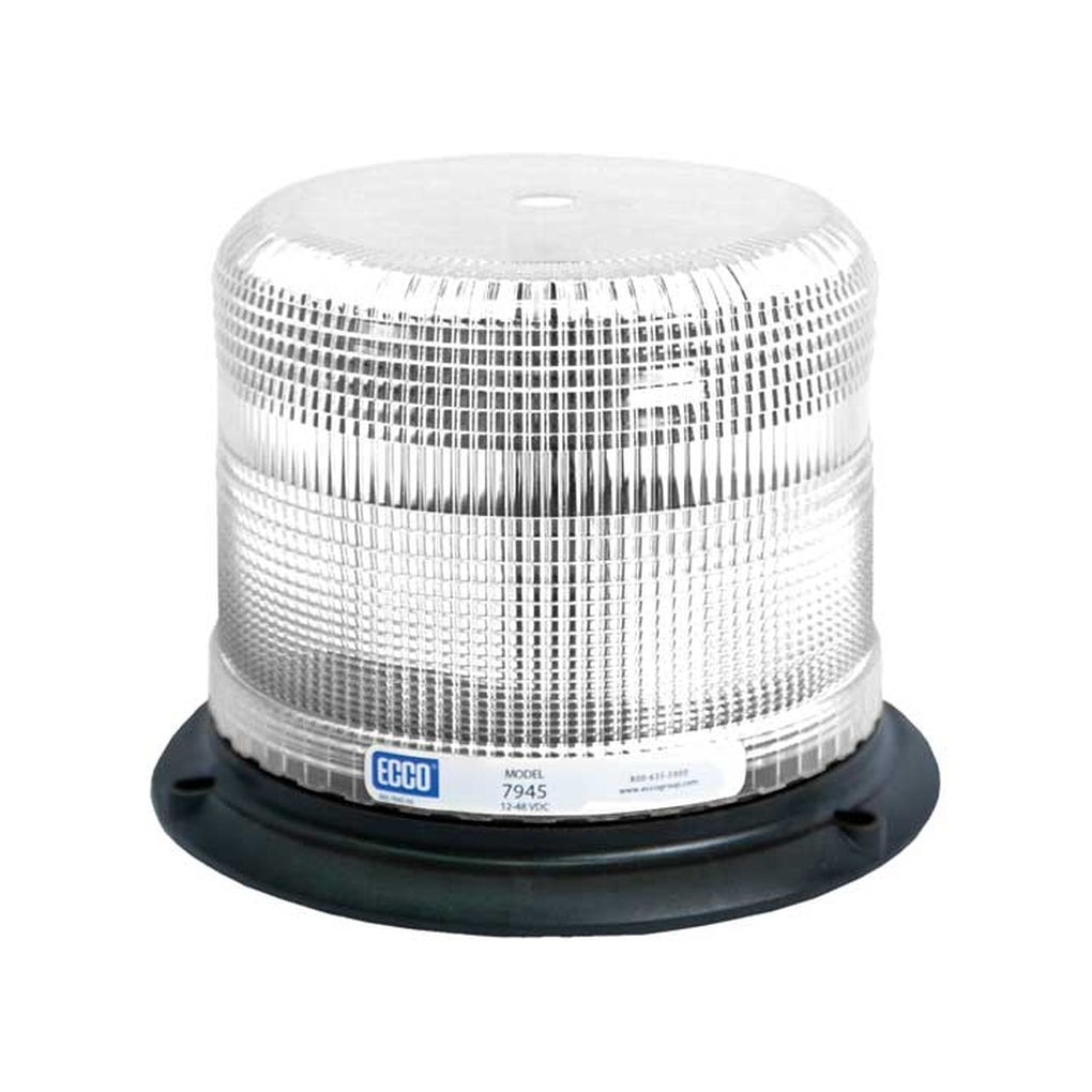 Ecco 7945C LED Beacon: Pulse Ii 1248Vdc Pulse8 Flash Clear