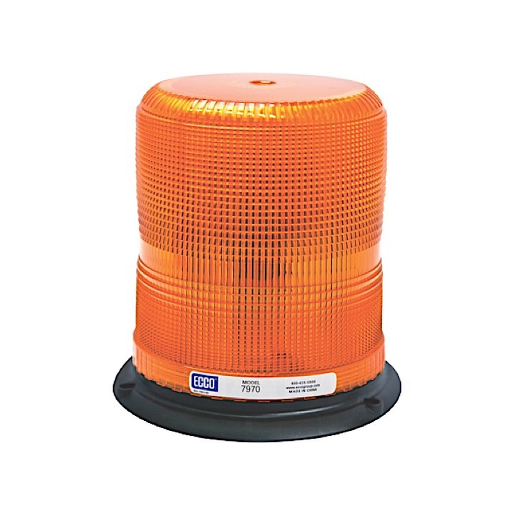 Ecco 7970A LED Beacon: Pulse Ii 1248Vdc Pulse8 Flash 7In Amber