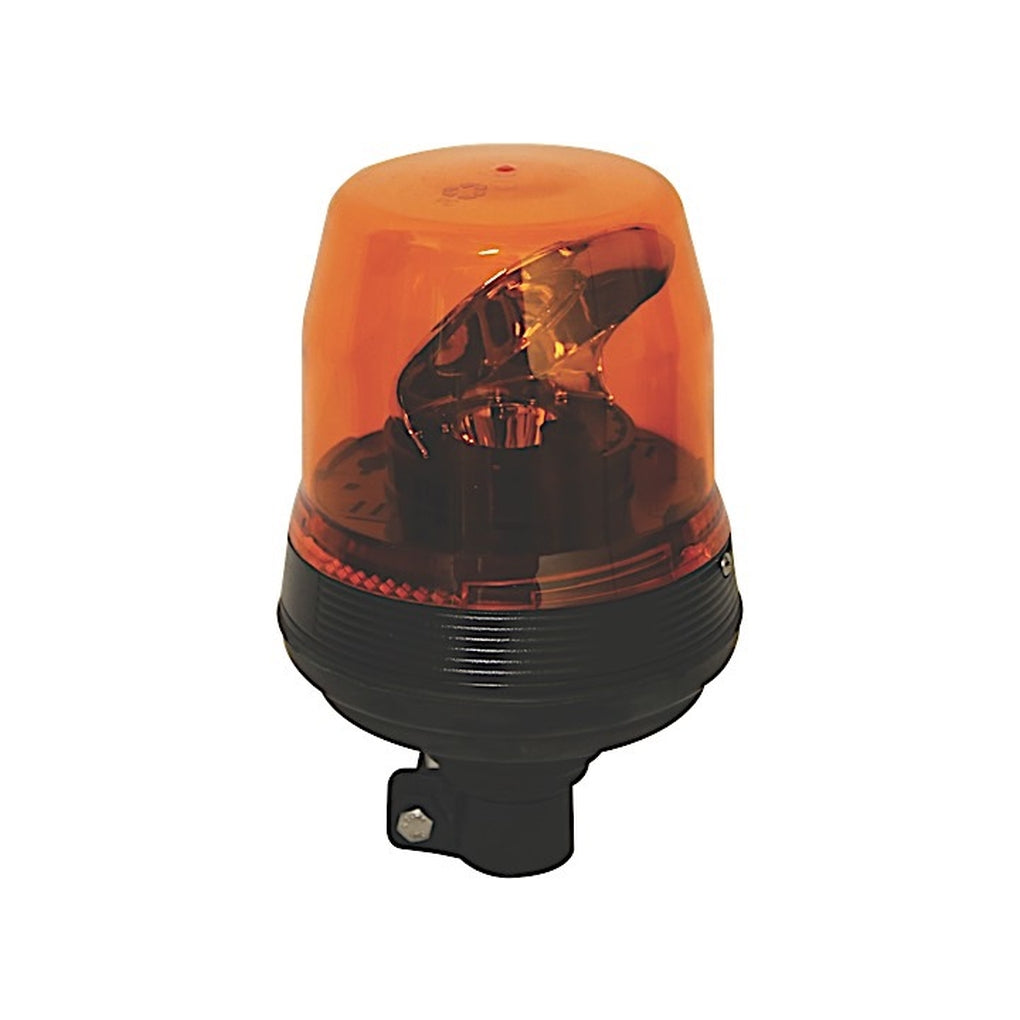 Ecco EB7810A LED Rotating Beacon Low Profile 1224Vdc 185 Fpm Flexi Din Pole Mount Amber