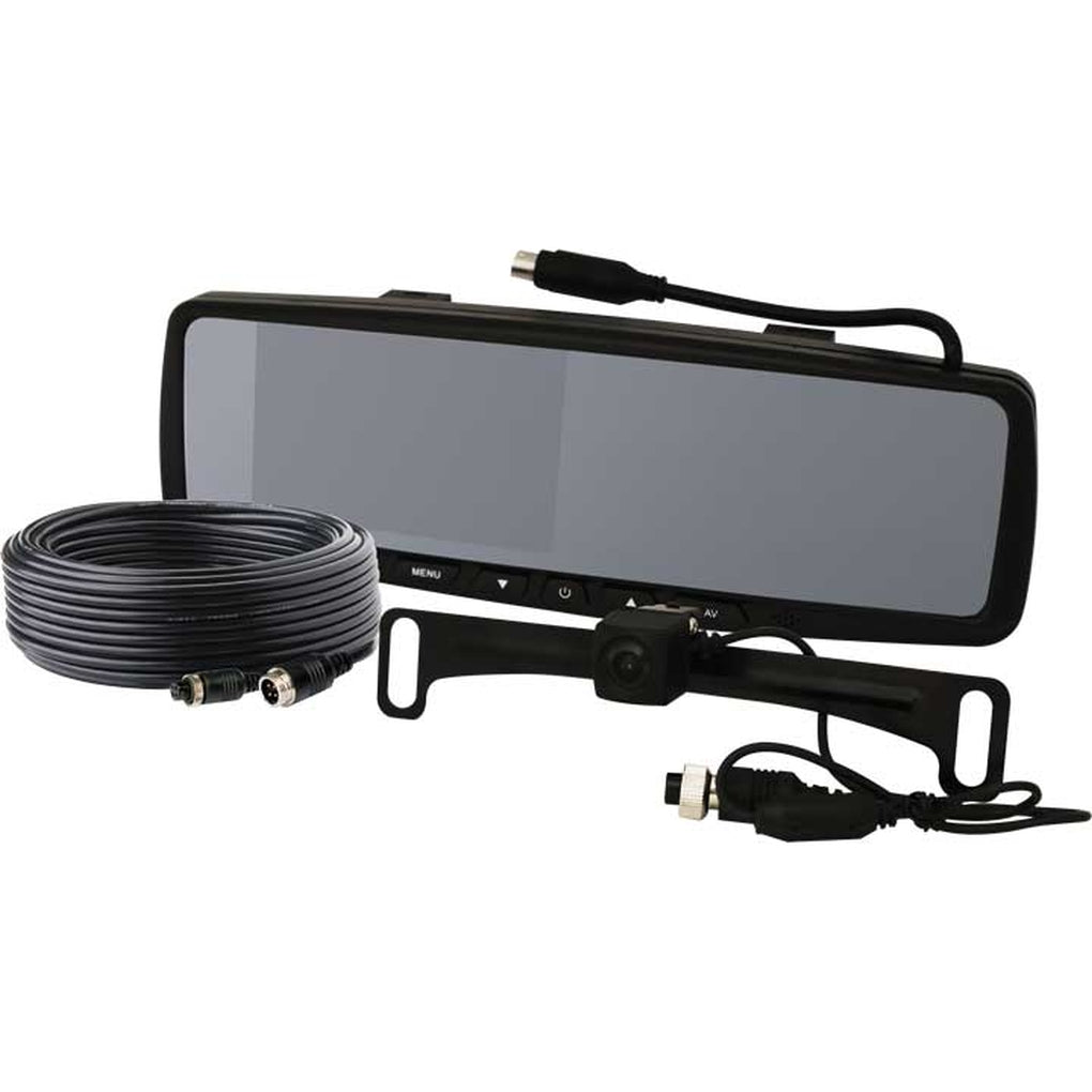 Ecco EC4210B-K Gemineye 4In Lcd Rear View Mirror Color/Audio 1224Vdc(Incl Ec4210Bm/Ec2026C/Ectc204)