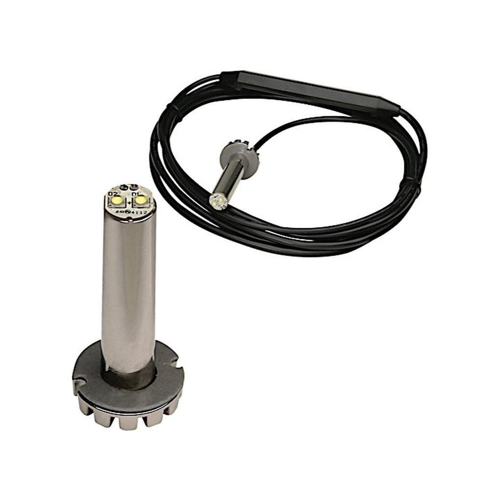 Ecco ED0011C HideaLED Bullet 2In 2LED Selfadhesive 1224Vdc Clear