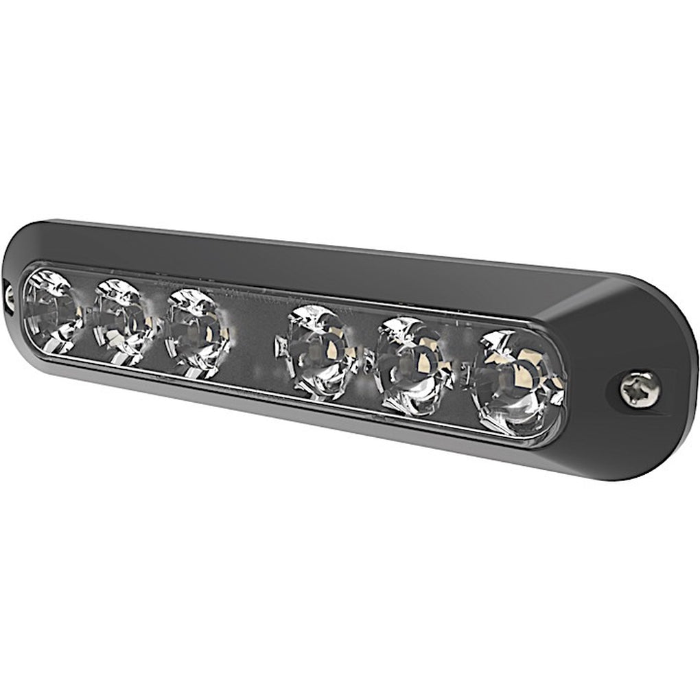 Ecco ED3705AB Directional 6 LED Surface Mount Split Color 1224Vdc Amber/Blue