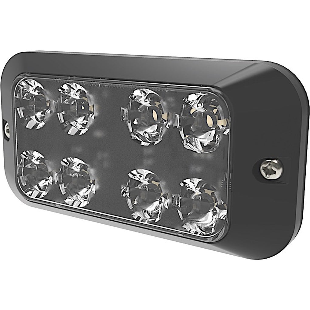 Ecco ED3788AC Directional 8 LED Double Stack Surface Mount Split Color 1224V Amber/Whit