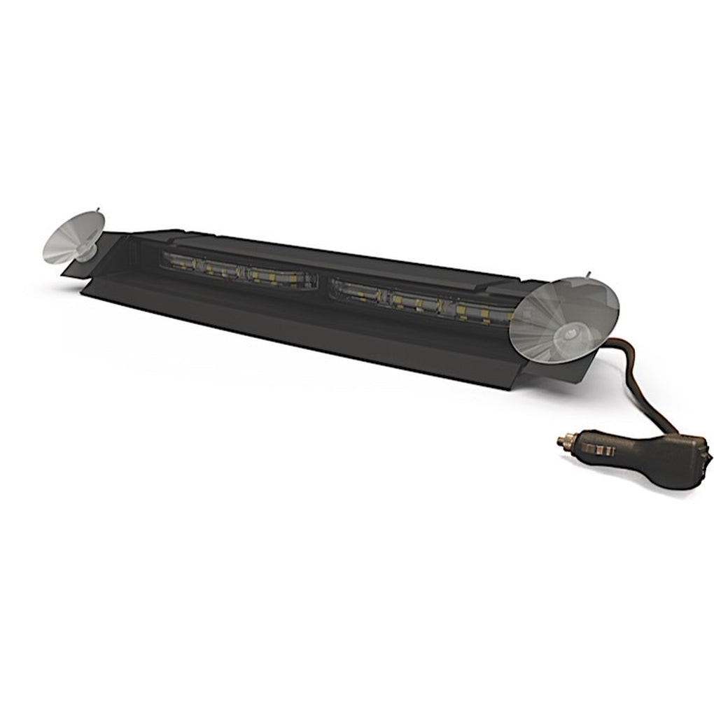 Ecco ED5051VDL2-AW Directional Visor Deck/Dash 1224Vdc Cig.Plug Two Dualcolor Ed5051 Heads Amber/White