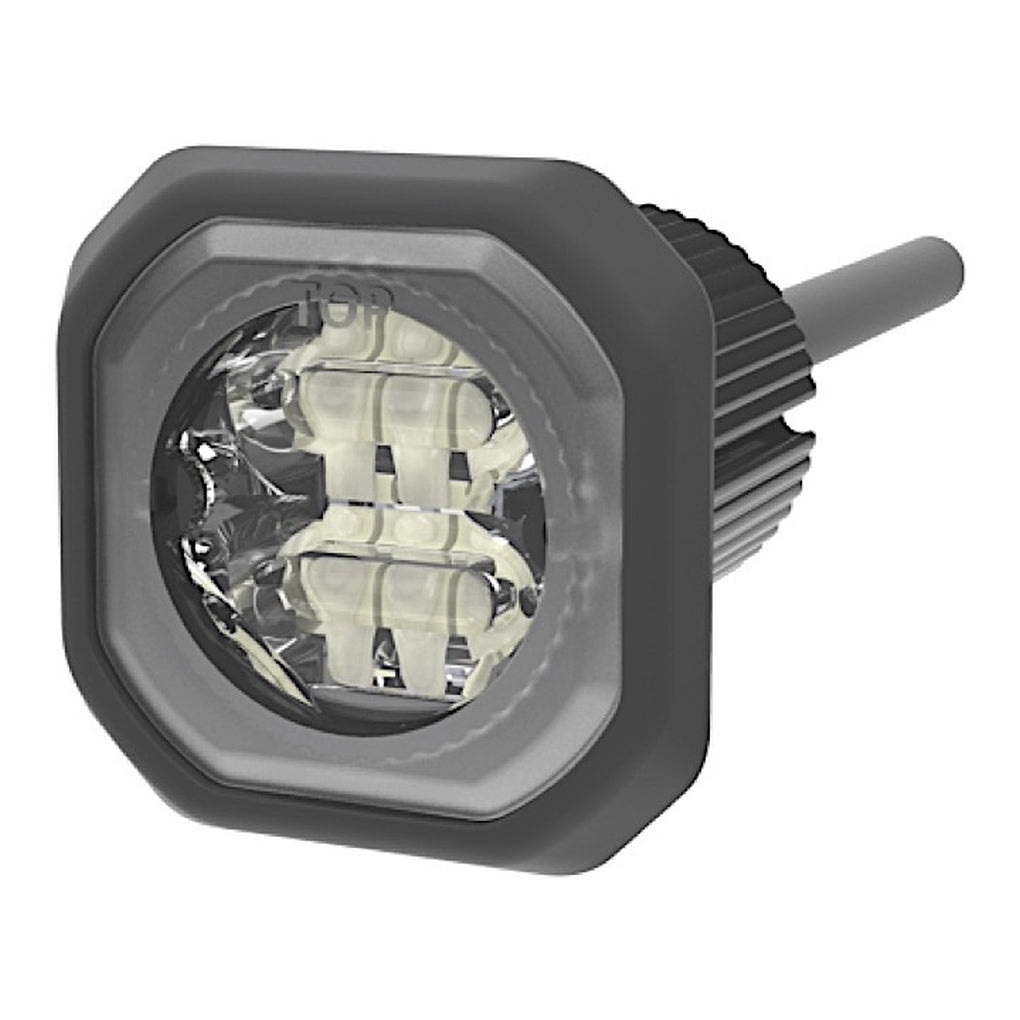 Ecco ED9040W Directional LED Single Color Flush Mount 29 Flash Patterns 1224Vdc White