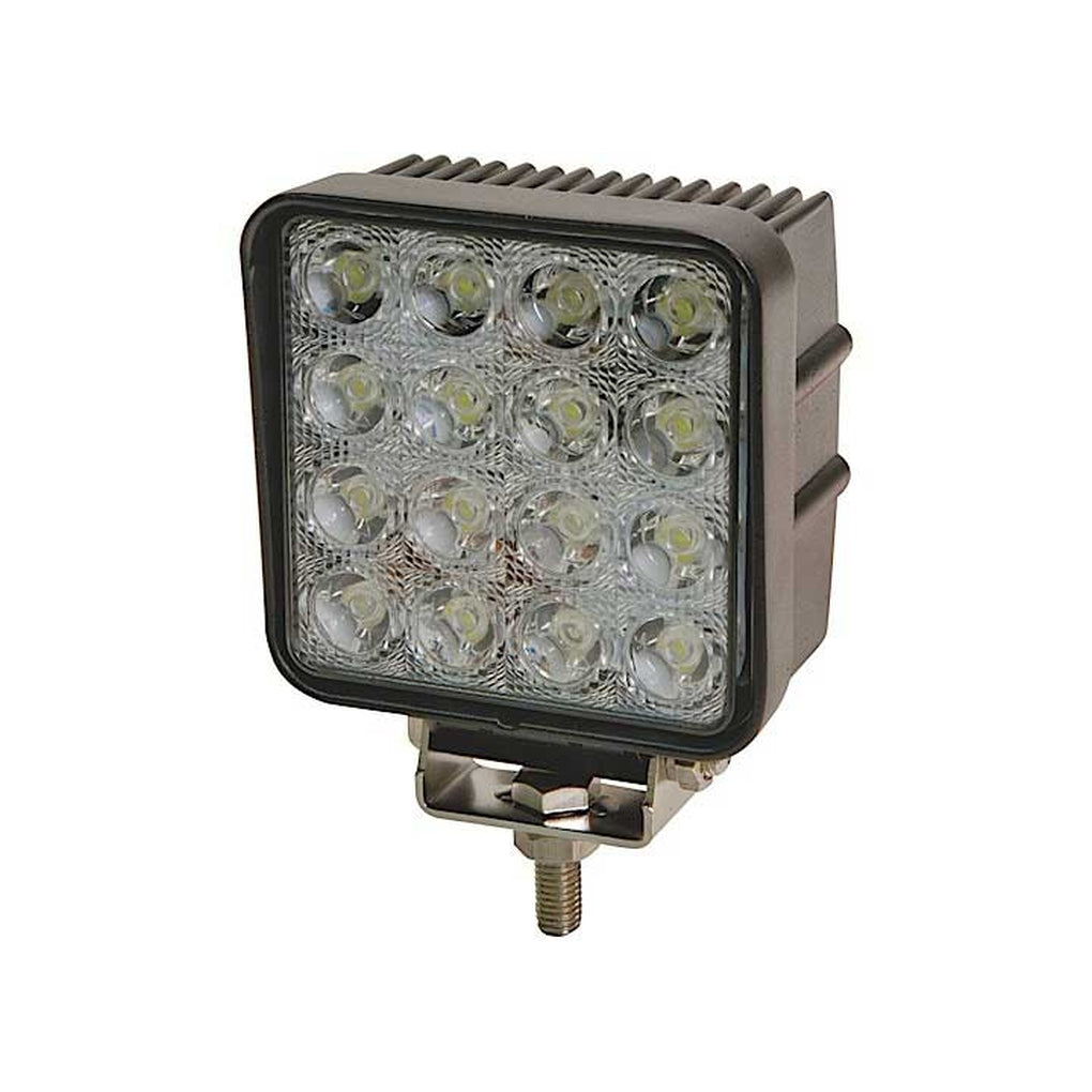 Ecco EW2421W Work Lamp 16 LED Square Flood1224V