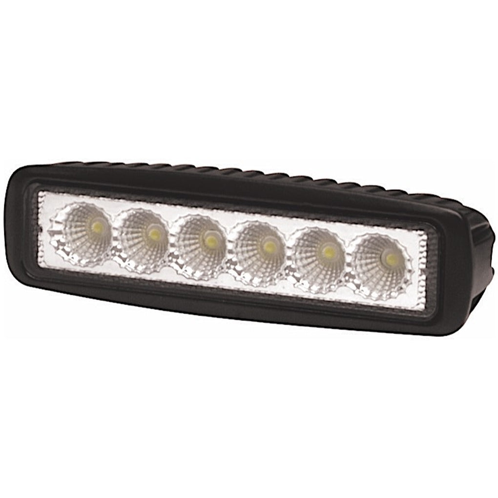 Ecco EW2441 LED Worklamp Clear Rectangular (6) 3 Watt LED Flood Beam