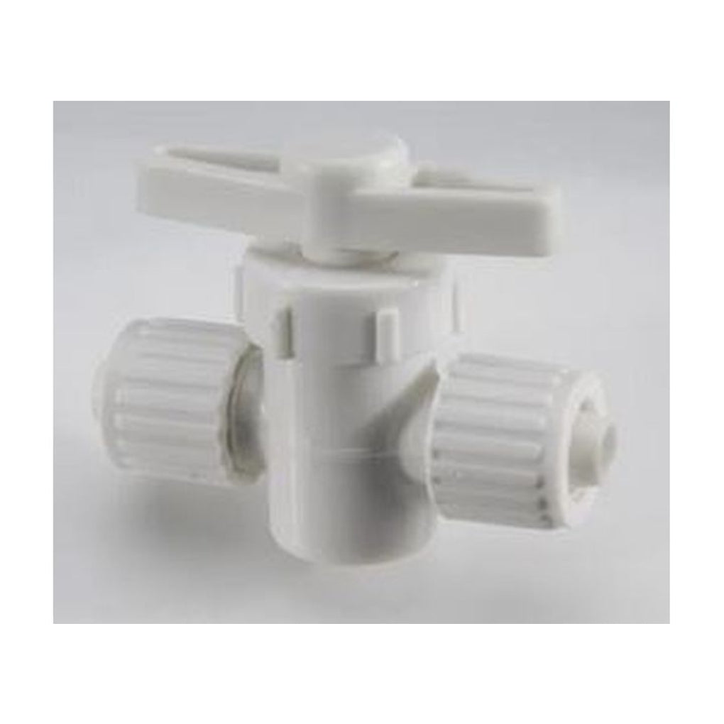 Esco 16879 Flairit Straight Stop Valve 3/8P X 3/8P Barcoded