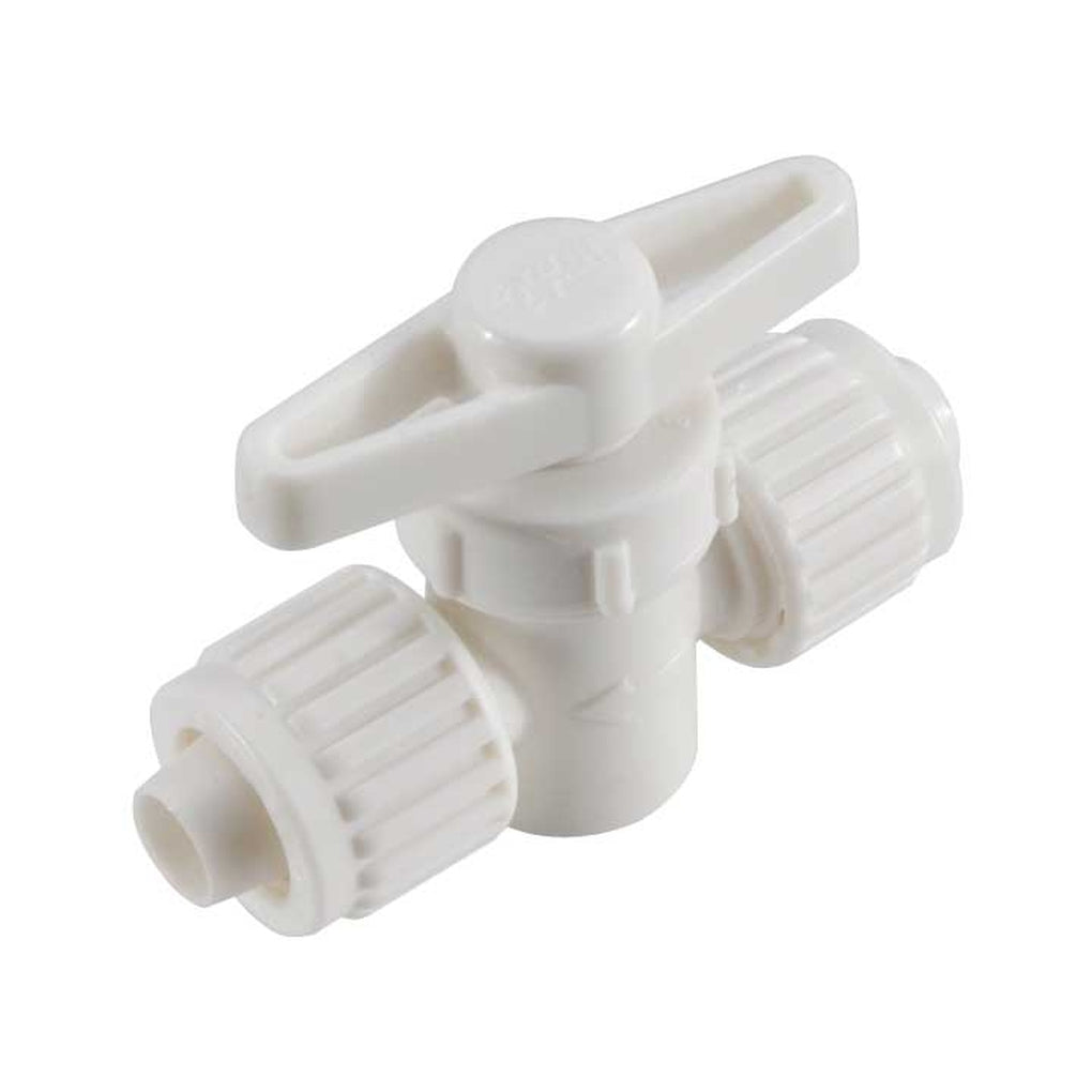 Esco 16880 Flairit Straight Stop Valve 1/2P X 1/2P Barcoded