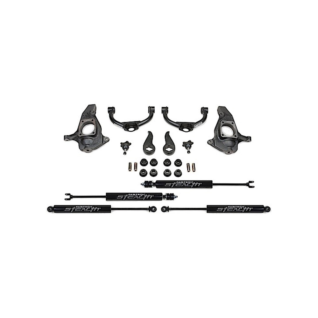 Fabtech FTS21110 1111 GM Silverado/Sierra 2500Hd 1In Rear Block & Ubolt Kit