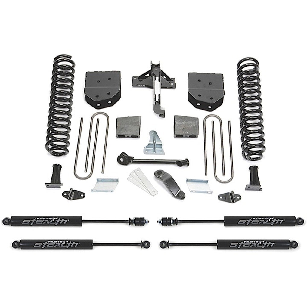 Fabtech FTS22103 08 F350 w/Fact Over Load 6In.
