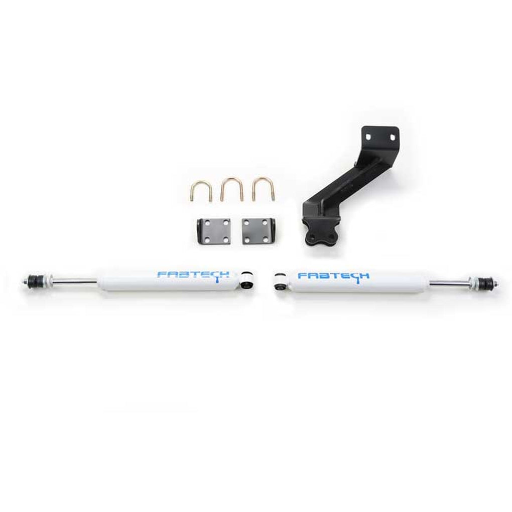Fabtech FTS23060 Dual Steering Stabilizer Kit W/Perf Shks