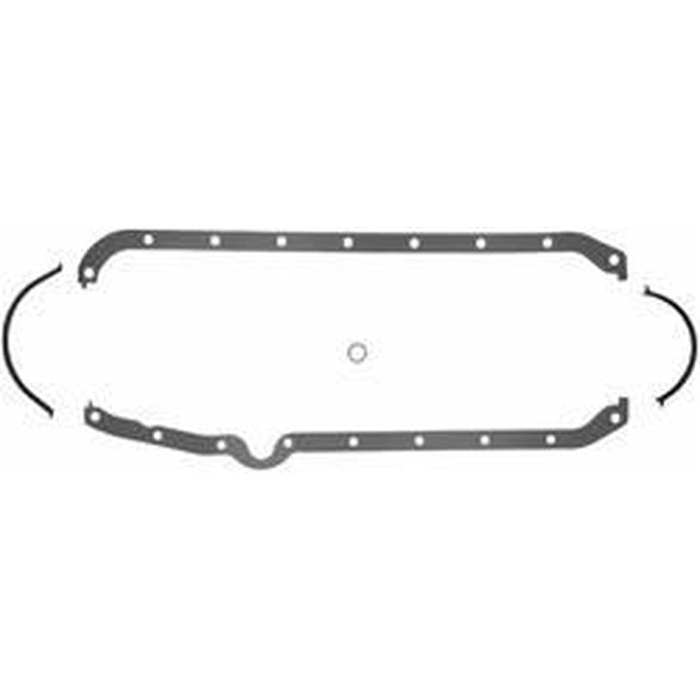 Fel-Pro 1802 5774 Small Block Chevy 262400; H/P Oil Pan Gasket Rubber Coated Multipeace; 3/32 In Thick