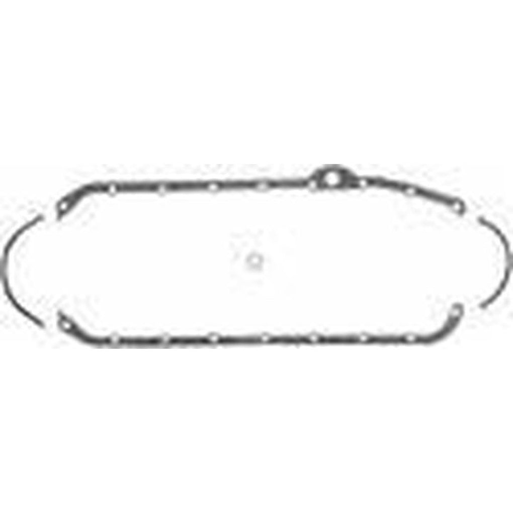 Fel-Pro 1821 5579 Small Block Chevy 262400; H/P Oil Pan Gasket Rubber W/Steel Core; 3/32 In Thick; LH Dipstick