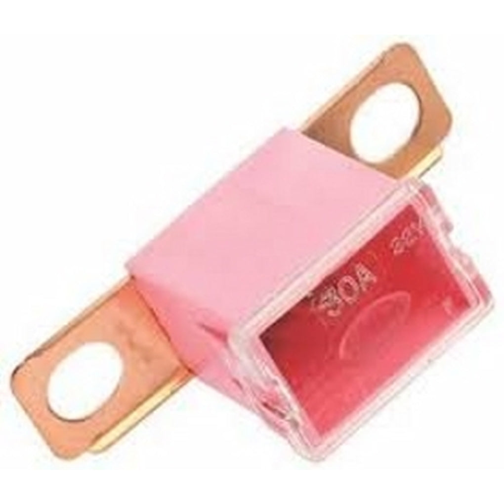 Bussmann FLD-30 Bolt-mount Cartridge Fuses 30A Pink