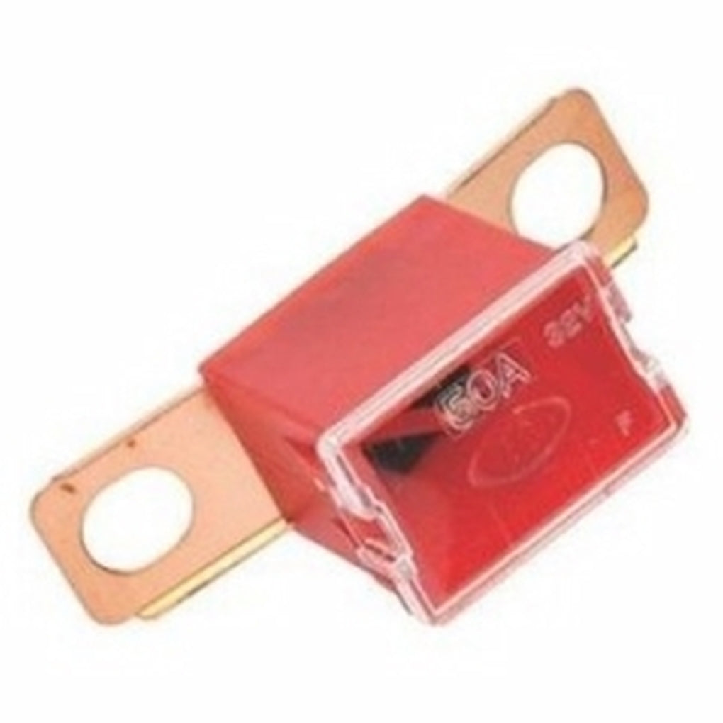 Bussmann FLD-50 Bolt-mount Cartridge Fuses 50A Red