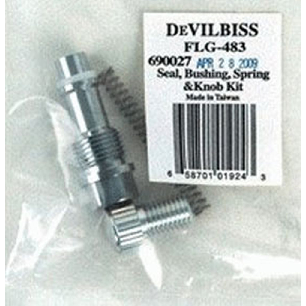 Devilbiss FLG-483 Bushing Spring/Knob Kit