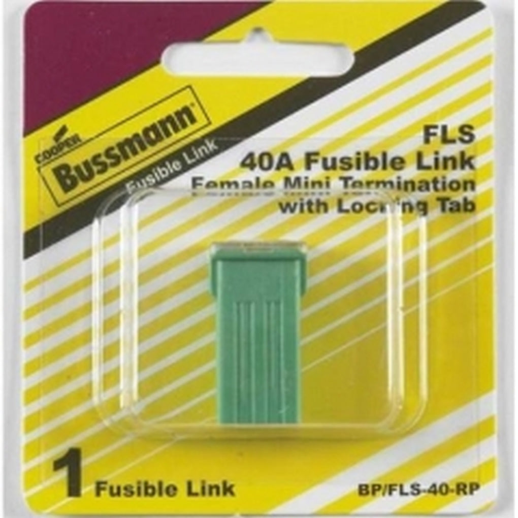 Bussmann FLS-40 Miniature Female Fuse 40A Green