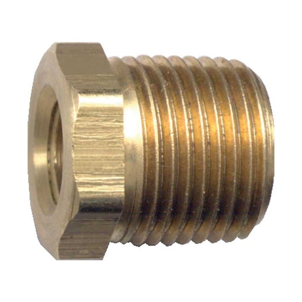 Fairview 110-CB Brass Bushing 3/8In Male X 1/4In Female